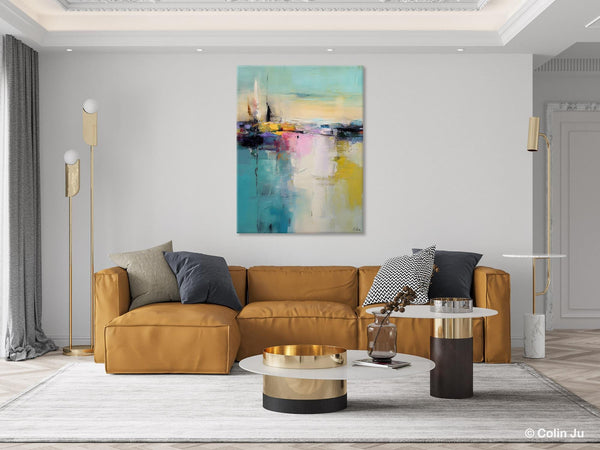 Heavy Texture Canvas Art, Abstract Paintings, Large Contemporary Wall Art, Extra Large Paintings for Living Room, Original Modern Painting-Art Painting Canvas