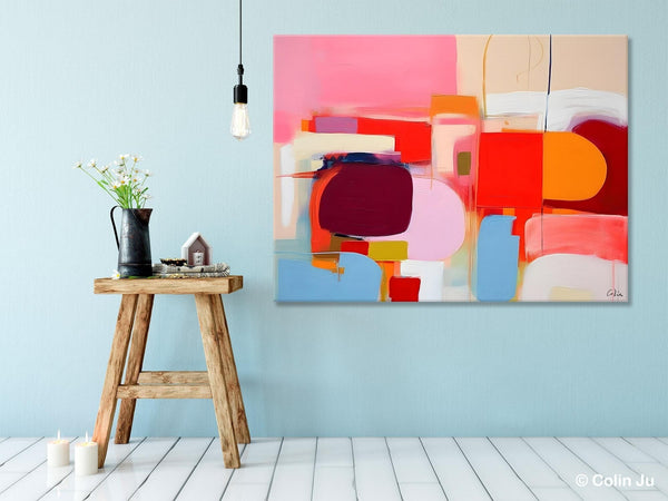 Extra Large Canvas Paintings, Original Abstract Art, Modern Wall Art Ideas for Dining Room, Impasto Painting, Contemporary Acrylic Paintings-Art Painting Canvas