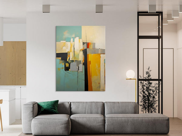 Abstract Paintings, Large Contemporary Wall Art, Extra Large Paintings for Living Room, Heavy Texture Canvas Art, Original Modern Painting-Art Painting Canvas
