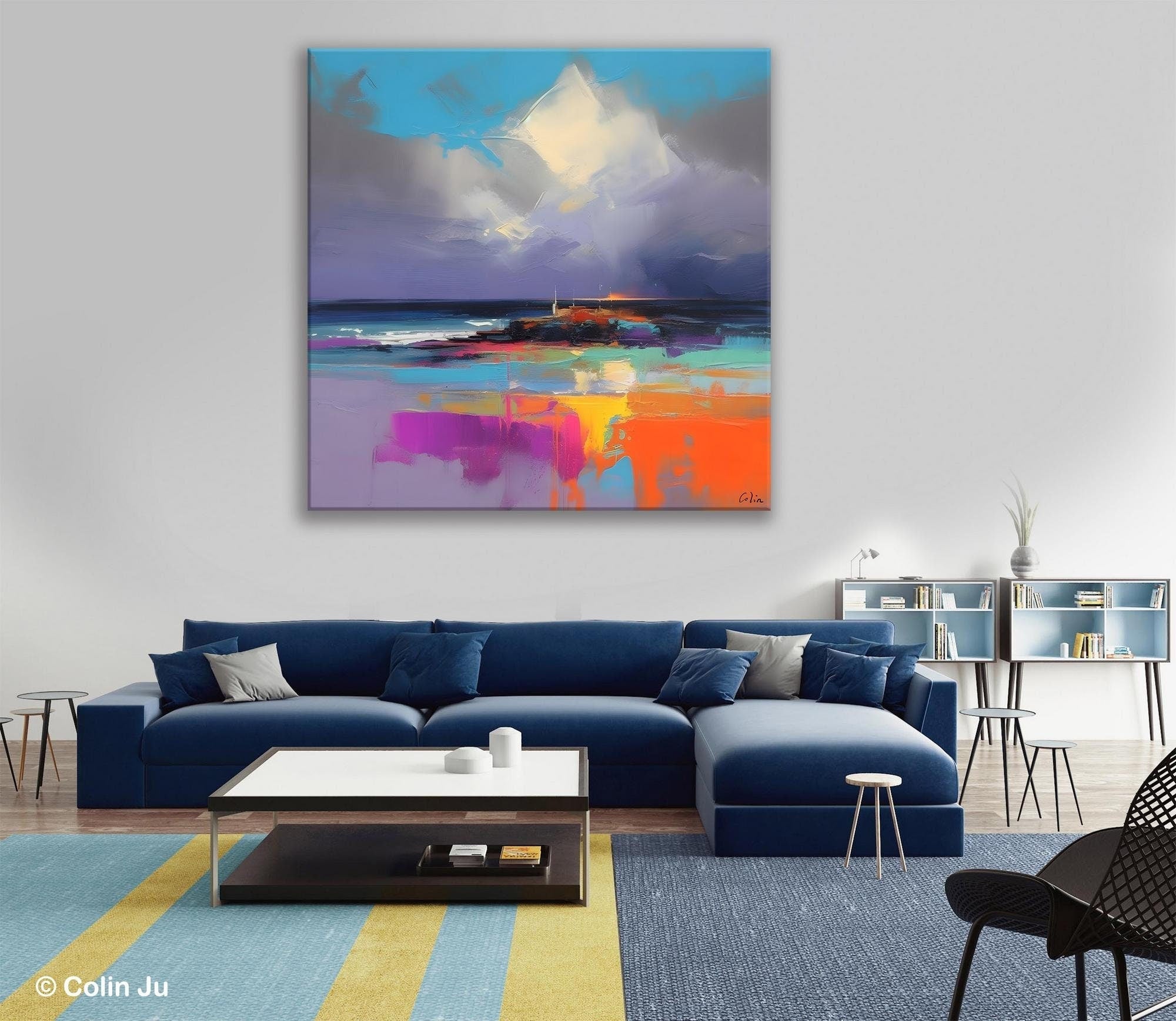Landscape Canvas Paintings, Modern Canvas Wall Art Paintings