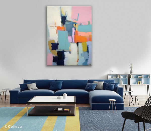 Contemporary Wall Art Paintings, Acrylic Painting on Canvas, Abstract Paintings for Bedroom, Extra Large Original Art, Buy Wall Art Online-Art Painting Canvas