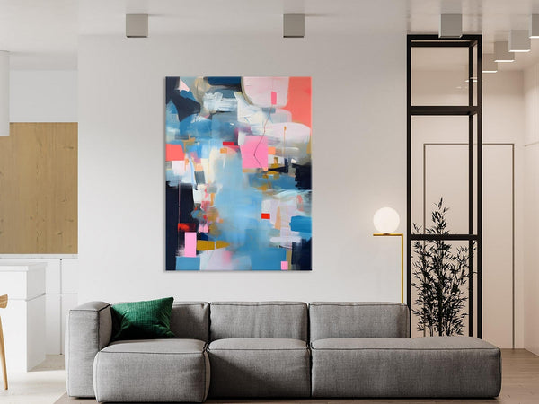 Modern Wall Paintings, Contemporary Painting on Canvas, Abstract Painting for Bedroom, Extra Large Original Acrylic Art, Buy Wall Art Online-Art Painting Canvas