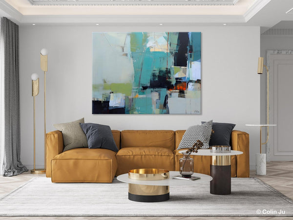 Oversized Canvas Paintings, Original Abstract Art, Large Wall Art Ideas for Living Room, Hand Painted Canvas Art, Contemporary Acrylic Art-Art Painting Canvas