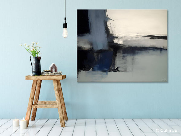 Abstract Painting for Bedroom, Large Original Abstract Art, Contemporary Acrylic Paintings, Abstract Painting on Canvas, Simple Wall Art-Art Painting Canvas