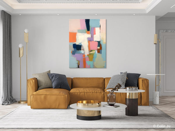 Extra Large Modern Wall Art, Acrylic Painting on Canvas, Contemporary Painting, Canvas Paintings for Dining Room, Original Abstract Painting-Art Painting Canvas