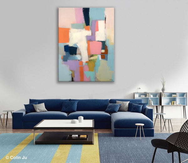 Extra Large Modern Wall Art, Acrylic Painting on Canvas, Contemporary Painting, Canvas Paintings for Dining Room, Original Abstract Painting-Art Painting Canvas