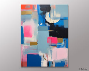 Large Painting Ideas for Living Room, Large Original Canvas Art, Contemporary Acrylic Painting on Canvas, Modern Abstract Wall Art Paintings-Art Painting Canvas