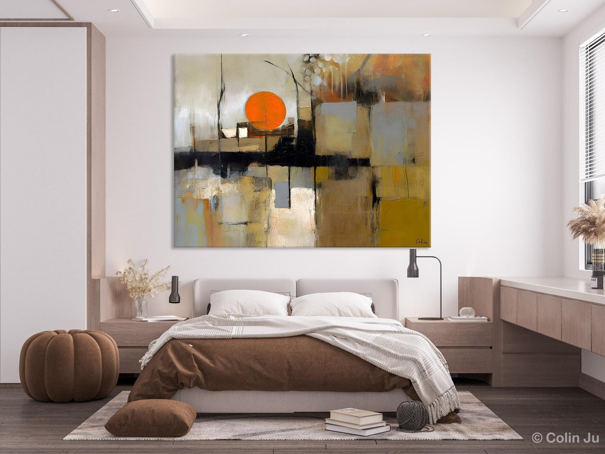 Large Wall Art Ideas for Living Room, Hand Painted Canvas Art, Oversized Canvas Paintings, Original Abstract Art, Contemporary Acrylic Art-Art Painting Canvas