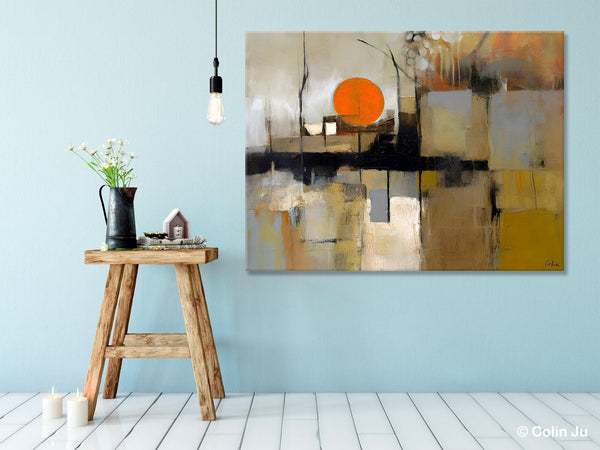 Large Wall Art Ideas for Living Room, Hand Painted Canvas Art, Oversized Canvas Paintings, Original Abstract Art, Contemporary Acrylic Art-Art Painting Canvas