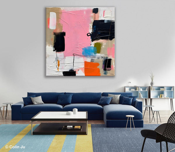 Modern Acrylic Artwork, Large Abstract Painting for Bedroom, Original Abstract Wall Art, Modern Canvas Paintings, Contemporary Canvas Art-Art Painting Canvas