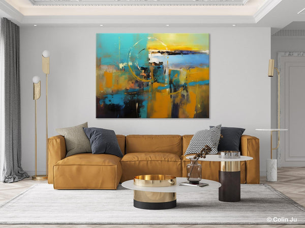 Oversized Canvas Paintings, Original Abstract Art, Hand Painted Canvas Art, Contemporary Acrylic Art, Huge Wall Art Ideas for Living Room-Art Painting Canvas