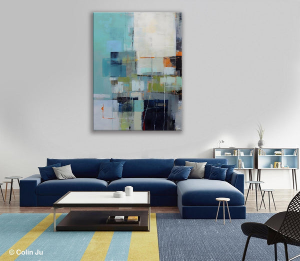 Canvas Paintings for Dining Room, Extra Large Modern Wall Art, Acrylic Painting on Canvas, Contemporary Painting, Original Abstract Painting-Art Painting Canvas