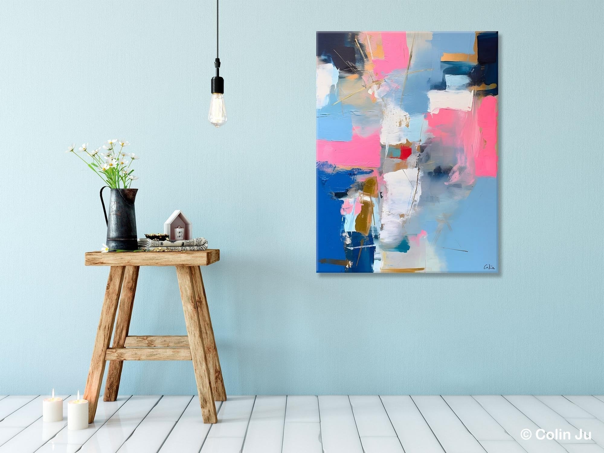 Large Art Painting for Living Room, Original Canvas Art, Contemporary Acrylic Painting on Canvas, Oversized Modern Abstract Wall Paintings-Art Painting Canvas