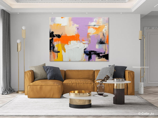 Modern Acrylic Painting on Canvas, Contemporary Wall Art Paintings, Extra Large Original Art for Dining Room, Hand Painted Canvas Artwork-Art Painting Canvas