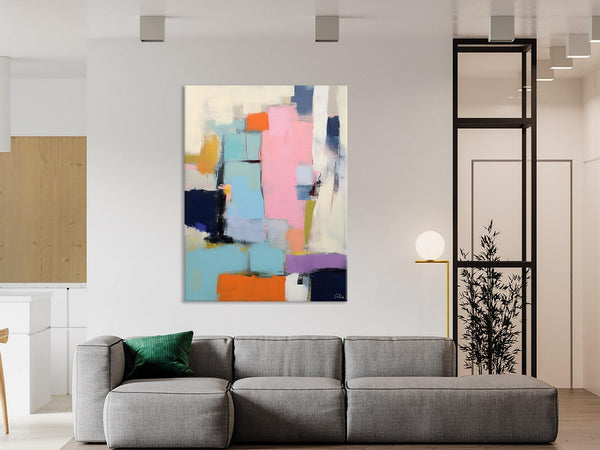 Original Canvas Art, Contemporary Acrylic Painting on Canvas, Large Wall Art Painting for Bedroom, Oversized Modern Abstract Wall Paintings-Art Painting Canvas
