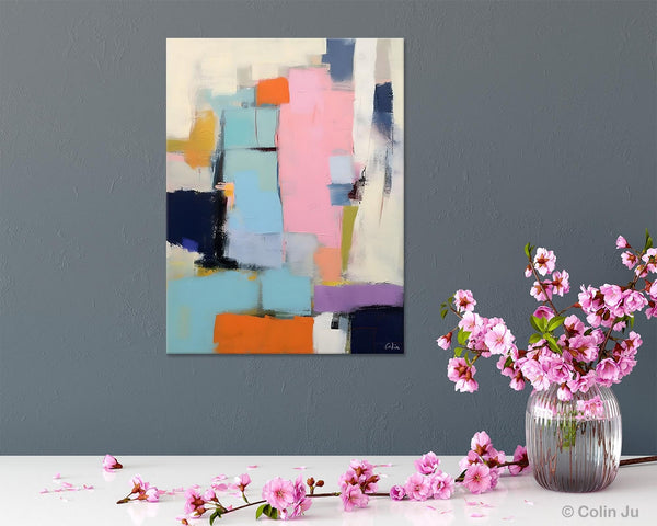 Original Canvas Art, Contemporary Acrylic Painting on Canvas, Large Wall Art Painting for Bedroom, Oversized Modern Abstract Wall Paintings-Art Painting Canvas