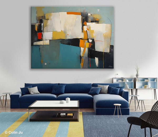 Hand Painted Canvas Art, Large Wall Art Ideas for Living Room, Oversized Canvas Paintings, Original Abstract Art, Contemporary Acrylic Art-Art Painting Canvas