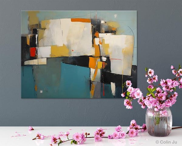 Hand Painted Canvas Art, Large Wall Art Ideas for Living Room, Oversized Canvas Paintings, Original Abstract Art, Contemporary Acrylic Art-Art Painting Canvas