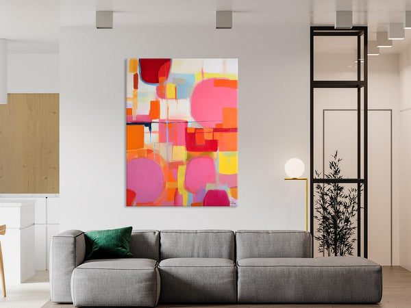 Large Contemporary Wall Art, Extra Large Paintings for Bedroom, Abstract Wall Paintings, Heavy Texture Canvas Art, Original Modern Painting-Art Painting Canvas