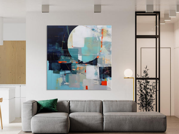 Large Abstract Painting for Bedroom, Modern Acrylic Artwork, Original Abstract Wall Art, Modern Canvas Paintings, Contemporary Canvas Art-Art Painting Canvas
