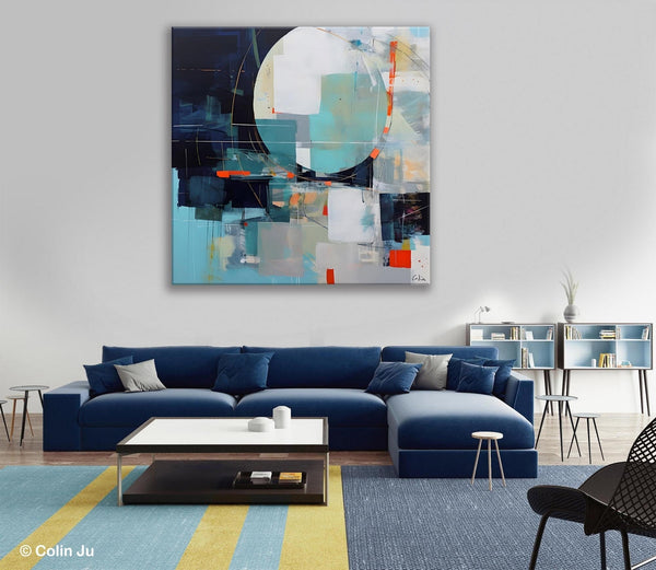 Large Abstract Painting for Bedroom, Modern Acrylic Artwork, Original Abstract Wall Art, Modern Canvas Paintings, Contemporary Canvas Art-Art Painting Canvas