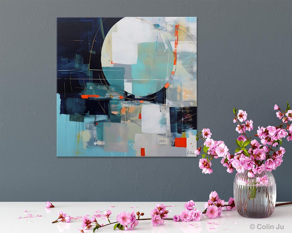 Large Abstract Painting for Bedroom, Modern Acrylic Artwork, Original Abstract Wall Art, Modern Canvas Paintings, Contemporary Canvas Art-Art Painting Canvas