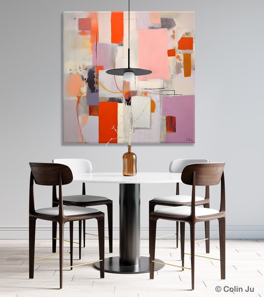 Original Abstract Wall Art, Modern Canvas Paintings, Large Abstract Painting for Bedroom, Modern Acrylic Artwork, Contemporary Canvas Art-Art Painting Canvas