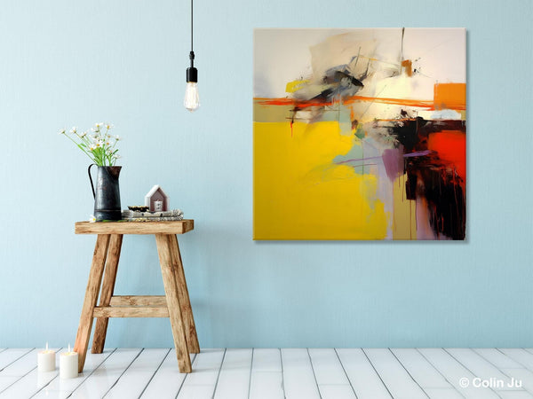 Modern Canvas Art Paintings, Contemporary Canvas Art, Original Modern Wall Art, Modern Acrylic Artwork, Large Abstract Paintings for Bedroom-Art Painting Canvas