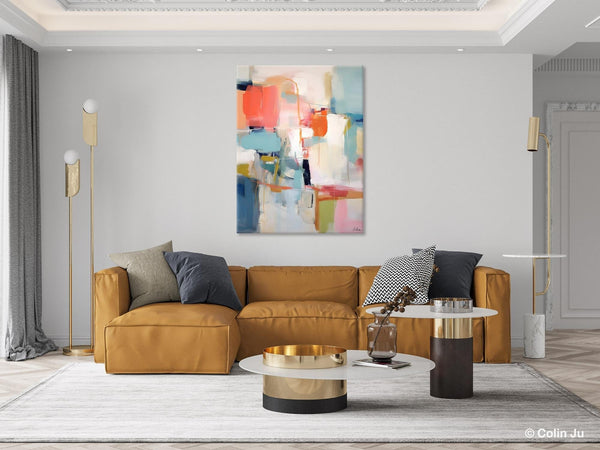 Large Wall Art Painting for Bedroom, Original Canvas Art, Contemporary Acrylic Painting on Canvas, Oversized Modern Abstract Wall Paintings-Art Painting Canvas