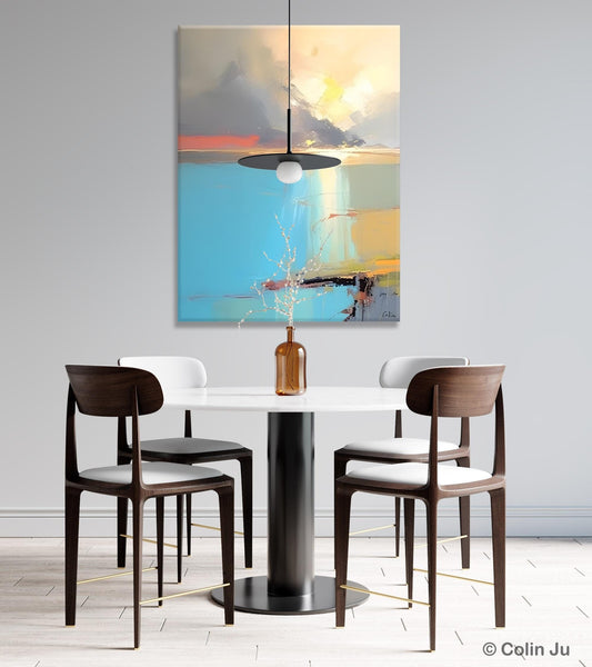 Contemporary Acrylic Painting on Canvas, Large Original Artwork, Large Landscape Paintings for Living Room, Modern Canvas Art Paintings-Art Painting Canvas