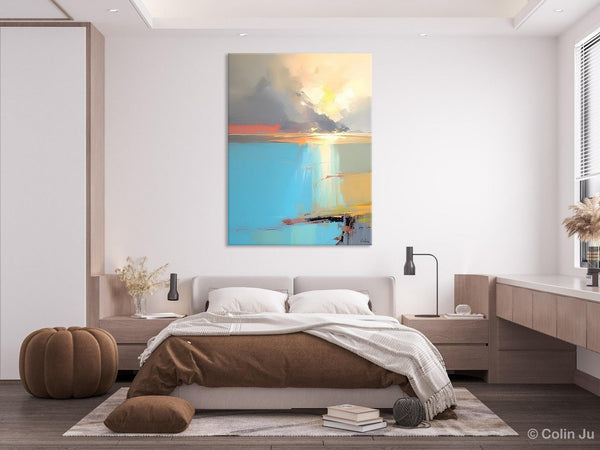 Contemporary Acrylic Painting on Canvas, Large Original Artwork, Large Landscape Paintings for Living Room, Modern Canvas Art Paintings-Art Painting Canvas