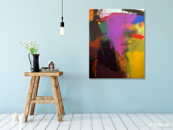 Large Original Abstract Wall Art, Contemporary Acrylic Paintings, Extra Large Abstract Painting for Dining Room, Abstract Painting on Canvas-Art Painting Canvas