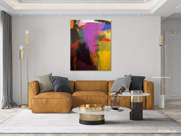 Large Original Abstract Wall Art, Contemporary Acrylic Paintings, Extra Large Abstract Painting for Dining Room, Abstract Painting on Canvas-Art Painting Canvas
