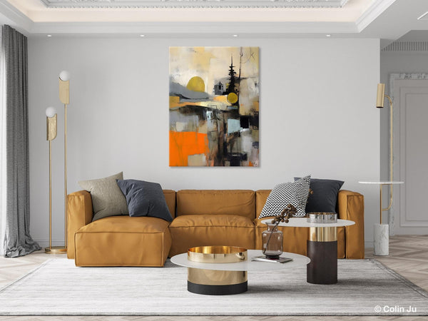 Original Canvas Art, Contemporary Acrylic Painting on Canvas, Large Wall Art Painting for Bedroom, Oversized Modern Abstract Wall Paintings-Art Painting Canvas