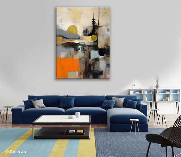 Original Canvas Art, Contemporary Acrylic Painting on Canvas, Large Wall Art Painting for Bedroom, Oversized Modern Abstract Wall Paintings-Art Painting Canvas