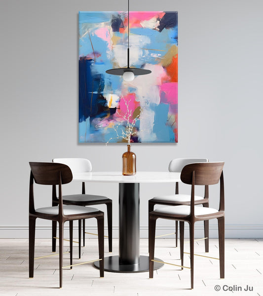Oversized Modern Abstract Wall Paintings, Original Canvas Art, Contemporary Acrylic Painting on Canvas, Large Wall Art Painting for Bedroom-Art Painting Canvas