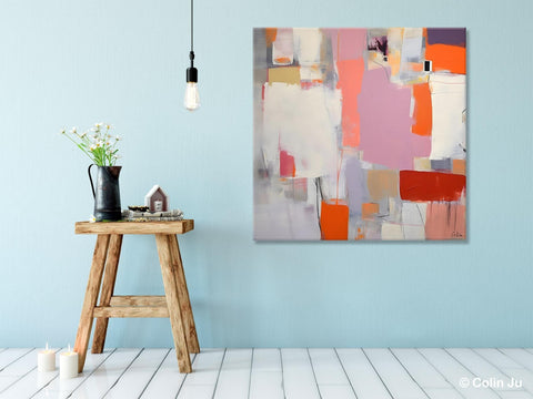 Modern Acrylic Paintings, Original Modern Paintings, Contemporary Canvas Art for Living Room, Extra Large Abstract Paintings on Canvas-Art Painting Canvas
