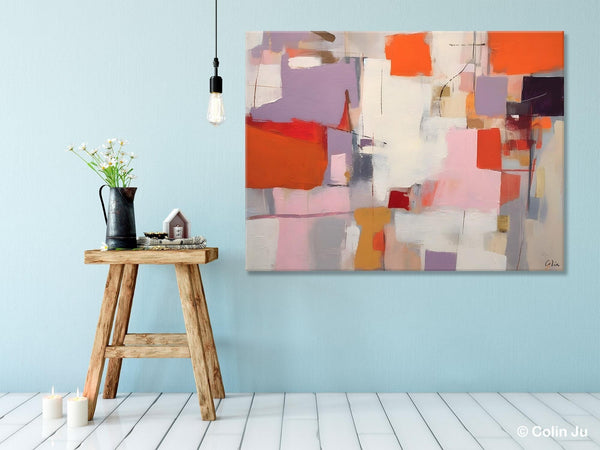 Acrylic Paintings on Canvas, Large Original Abstract Art, Contemporary Acrylic Painting on Canvas, Oversized Modern Abstract Wall Paintings-Art Painting Canvas