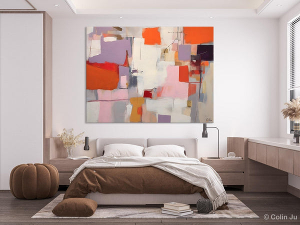 Acrylic Paintings on Canvas, Large Original Abstract Art, Contemporary Acrylic Painting on Canvas, Oversized Modern Abstract Wall Paintings-Art Painting Canvas