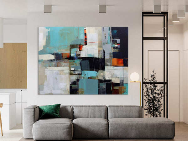 Extra Large Paintings for Dining Room, Abstract Wall Paintings, Hand Painted Canvas Art, Original Artowrk, Contemporary Wall Art Paintings-Art Painting Canvas