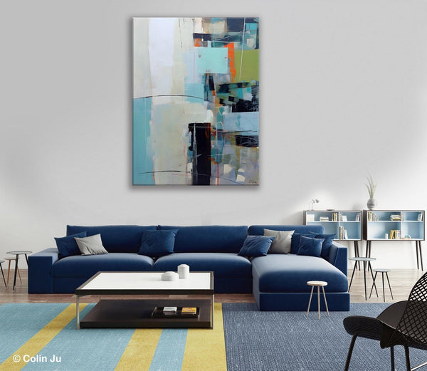 Abstract Wall Paintings, Large Contemporary Wall Art, Extra Large Paintings for Bedroom, Hand Painted Canvas Art, Original Modern Painting-Art Painting Canvas