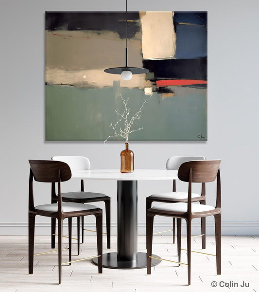 Contemporary Acrylic Paintings, Extra Large Abstract Painting for Living Room, Large Original Abstract Wall Art, Abstract Painting on Canvas-Art Painting Canvas
