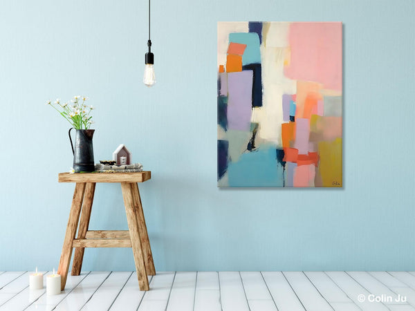 Contemporary Painting on Canvas, Large Wall Art Paintings, Simple Modern Art, Original Abstract Wall Art for sale, Simple Abstract Paintings-Art Painting Canvas