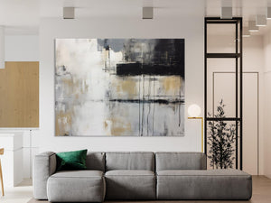 Hand Painted Original Canvas Art, Contemporary Acrylic Paintings, Large Wall Art Painting for Bedroom, Oversized Modern Abstract Paintings-Art Painting Canvas