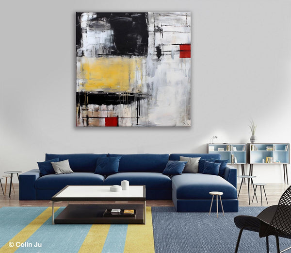Original Modern Acrylic Artwork, Extra Large Abstract Paintings for Dining Room, Modern Canvas Art Paintings, Abstract Wall Art for Bedroom-Art Painting Canvas