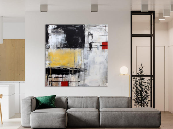 Original Modern Acrylic Artwork, Extra Large Abstract Paintings for Dining Room, Modern Canvas Art Paintings, Abstract Wall Art for Bedroom-Art Painting Canvas