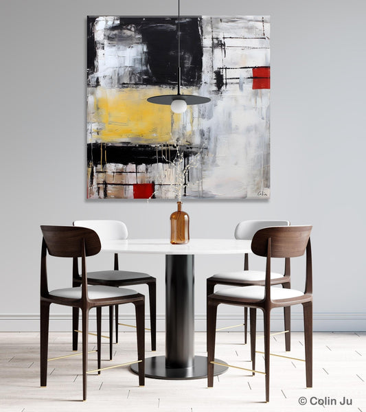 Original Modern Acrylic Artwork, Extra Large Abstract Paintings for Dining Room, Modern Canvas Art Paintings, Abstract Wall Art for Bedroom-Art Painting Canvas