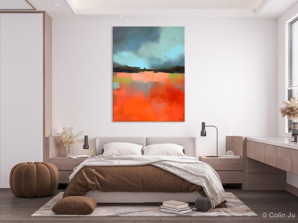 Original Canvas Artwork, Contemporary Acrylic Painting on Canvas, Large Wall Art Painting for Bedroom, Oversized Abstract Wall Art Paintings-Art Painting Canvas