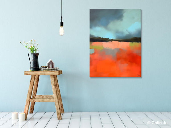 Original Canvas Artwork, Contemporary Acrylic Painting on Canvas, Large Wall Art Painting for Bedroom, Oversized Abstract Wall Art Paintings-Art Painting Canvas