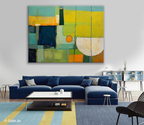 Contemporary Acrylic Paintings, Hand Painted Original Canvas Wall Art, Large Canvas Art Painting for Bedroom, Huge Modern Abstract Paintings-Art Painting Canvas